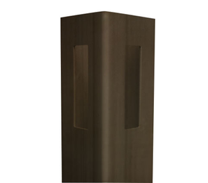 4" X 4" X 13' Chestnut Brown Corner Post For Vinyl Fences