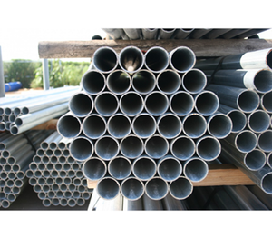 2-1/2" x .130 x 8'6" CR40 Commercial Galvanized Pipe for Chain Link Fences
