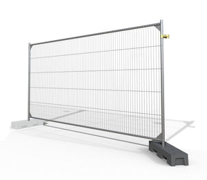 Anti-Climb Temporary Fence Panel- Kit- 6'6" Tall x 11'-5" Wide