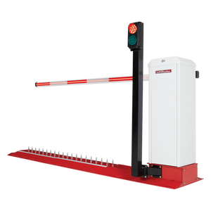 Motorized Integrated Barrier Gate Traffic Spike Solution; Corrosion Resistant (Surface Mount)