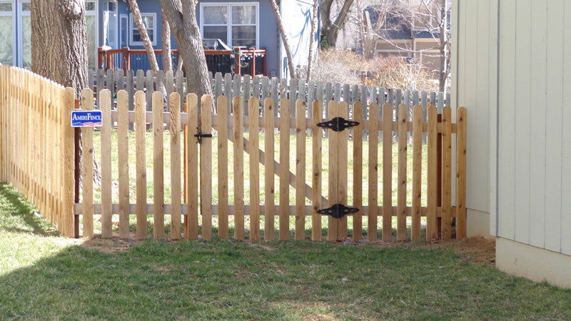 [200' Length] 4' Fir Wood Picket Complete Fence Package
