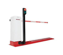 Motorized Integrated Barrier Gate Traffic Spike Solution; Corrosion Resistant (Surface Mount)