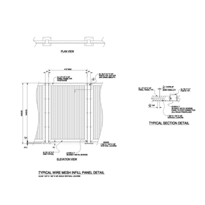 Vertical Louver Panel